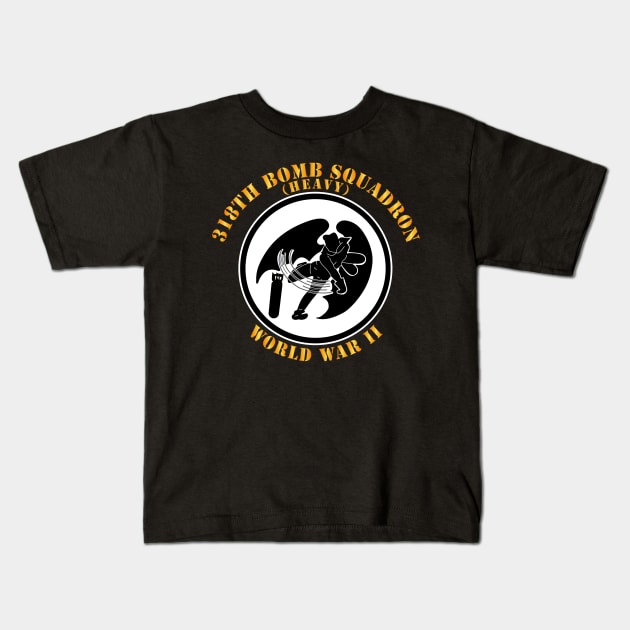 318th Bomb Squadron - WWII Kids T-Shirt by twix123844